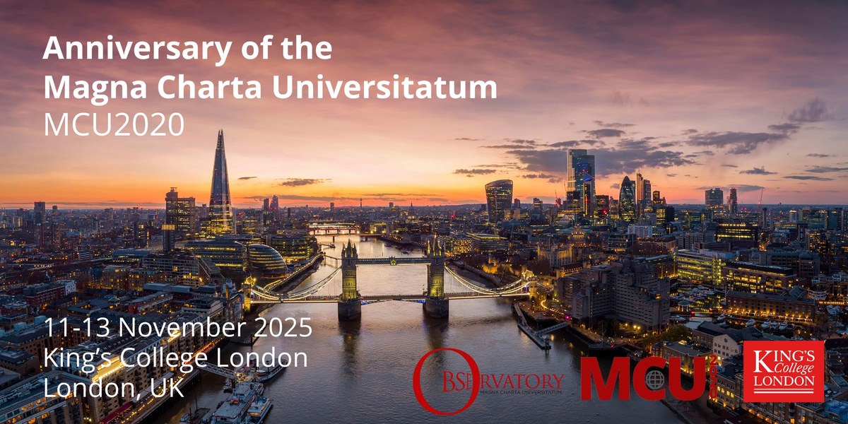 Przedstawiciel Ośrodka w delegacji uniwersyteckiej podczas wydarzenia Anniversary of the Magna Charta Universitatum w Londynie